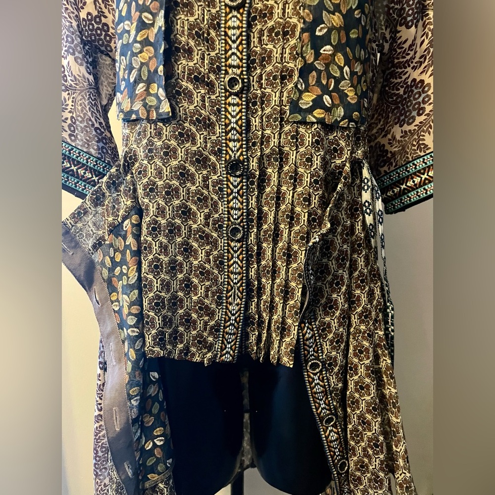 Byron Lars tunic Asymetrical Dress 2 4 extra small small petite - Picture 11 of 13